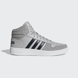 Adidas Hoops 2.0 Mid Férfi Utcai Cipő - Szürke [D51349]